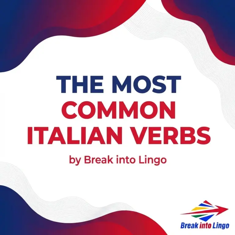 The 20 most common Italian verbs: conjugations and uses
