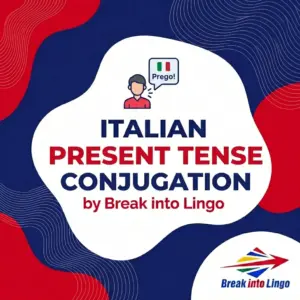 Italian verb conjugation: the present tense and its verbs