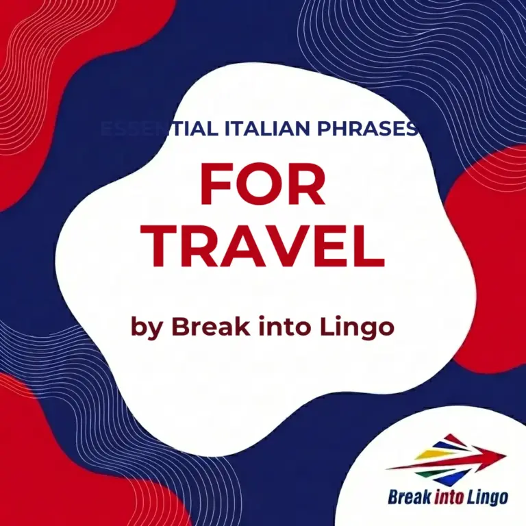 Italian Phrases for Travel