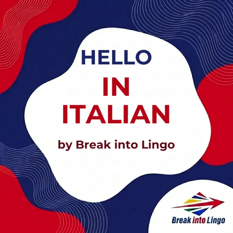 hello in italian