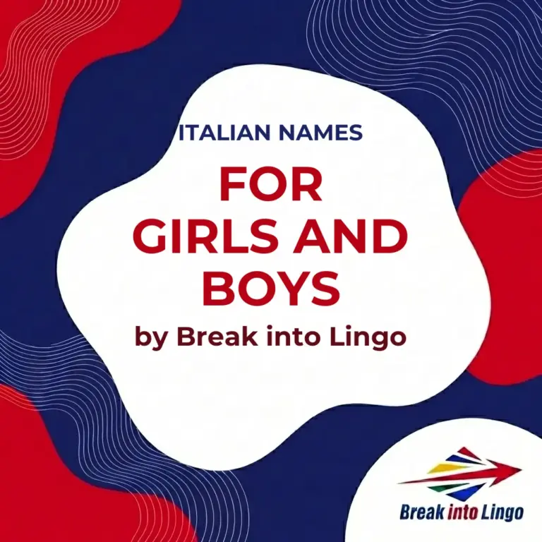 italian names for girls and boys